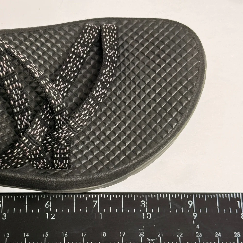 Chaco Z1 Ecotread Kids Sandals Black‎ Gray Strappy Sport Size 3